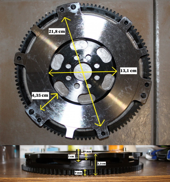 Volant moteur Competition Clutch dimensions.JPG